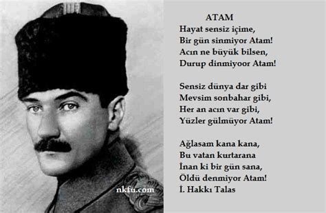 Atatürk ile ilgili kafiyeli şiirler
